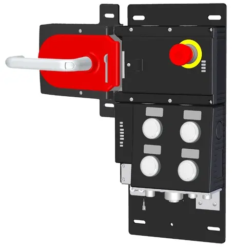 Produktfoto 1 von Euchner MGB-L1HB-EIA-L-159095, Zuhalteset mit 4 Tastern, Not-Halt