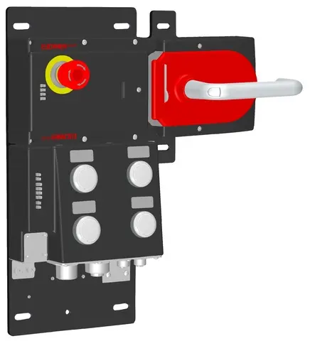 Produktfoto 1 von Euchner MGB-L1HB-PNA-R-159091, Zuhalteset+4 Bedienelementen, Notentsperrung