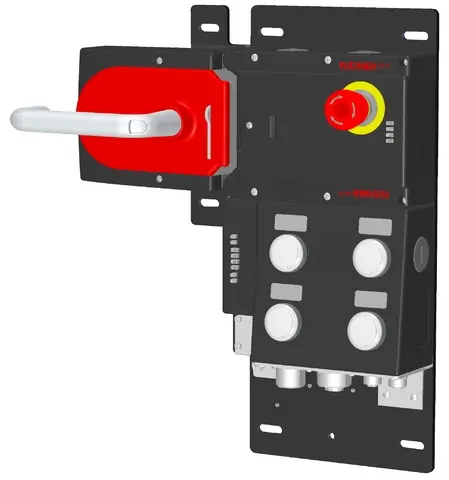 Produktfoto 1 von Euchner MGB-L1HB-PNA-L-159093, Zuhalteset+4 Bedienelementen, Notentsperrung