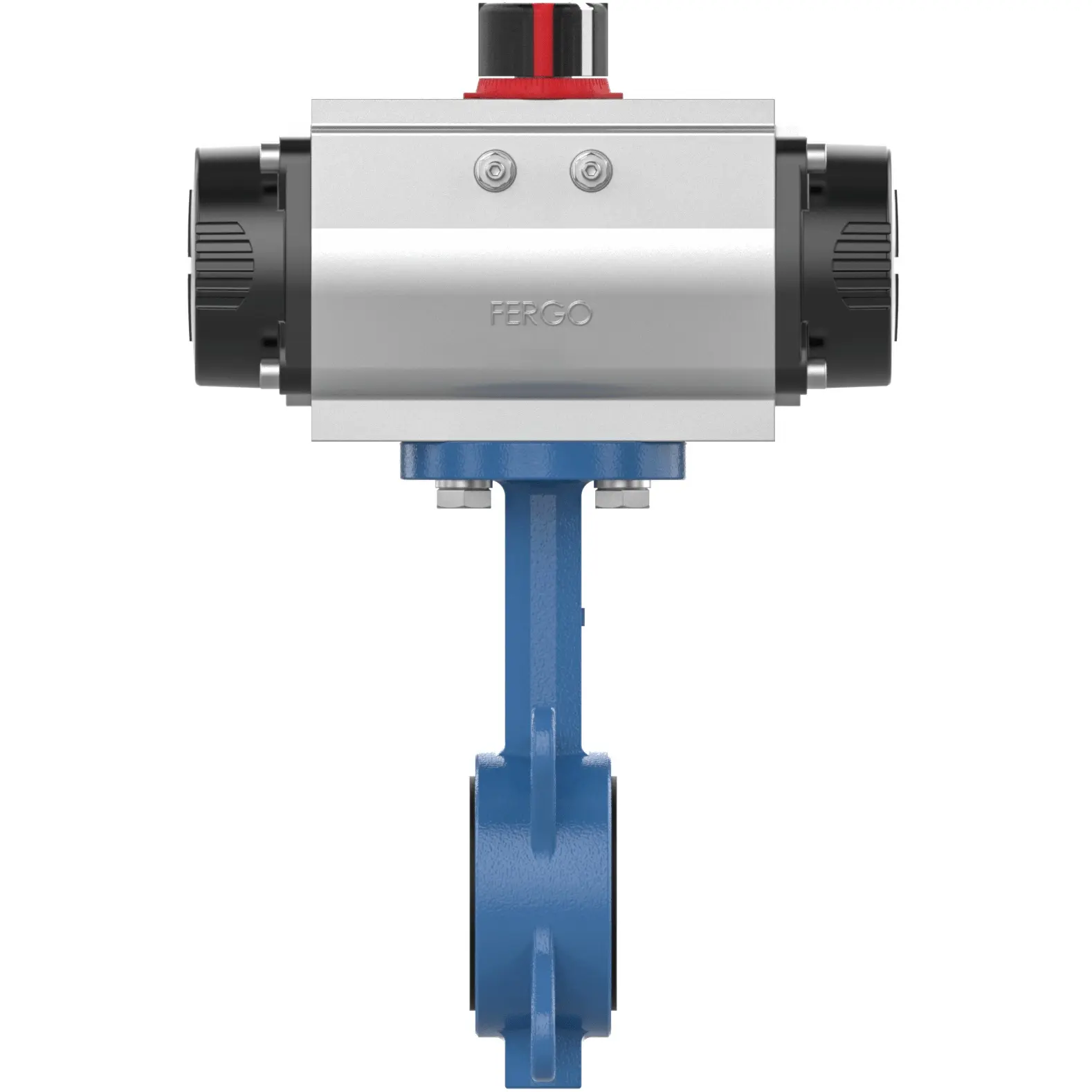 Produktfoto 1 von Fergo AK200 Pneumatische Absperrklappe DN 50 PN10/16 EPDM einfachwirkend