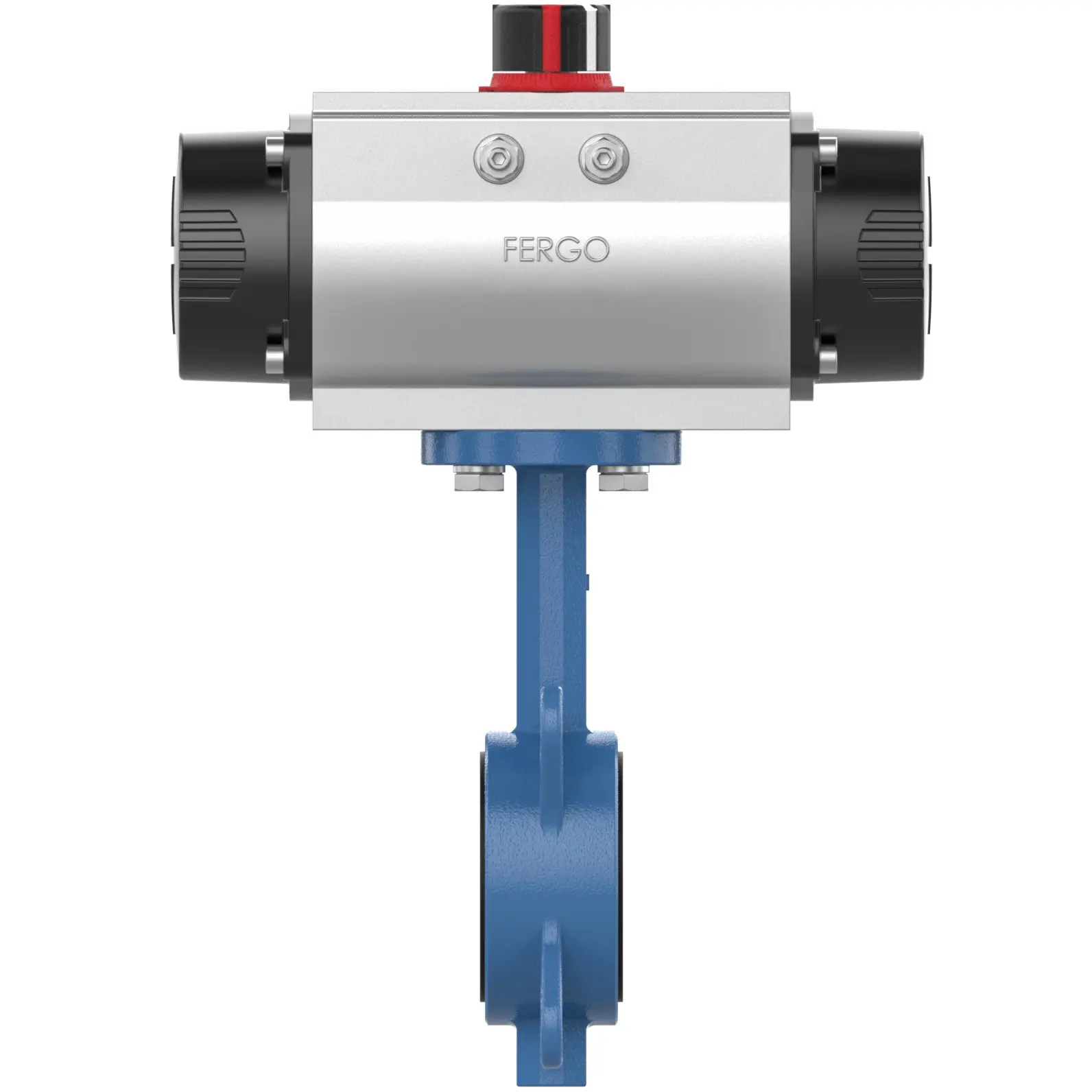 Produktfoto 1 von Fergo AK200 Absperrklappe DN 65 PN10/16 NBR einfachwirkend pneumatischer Antrieb