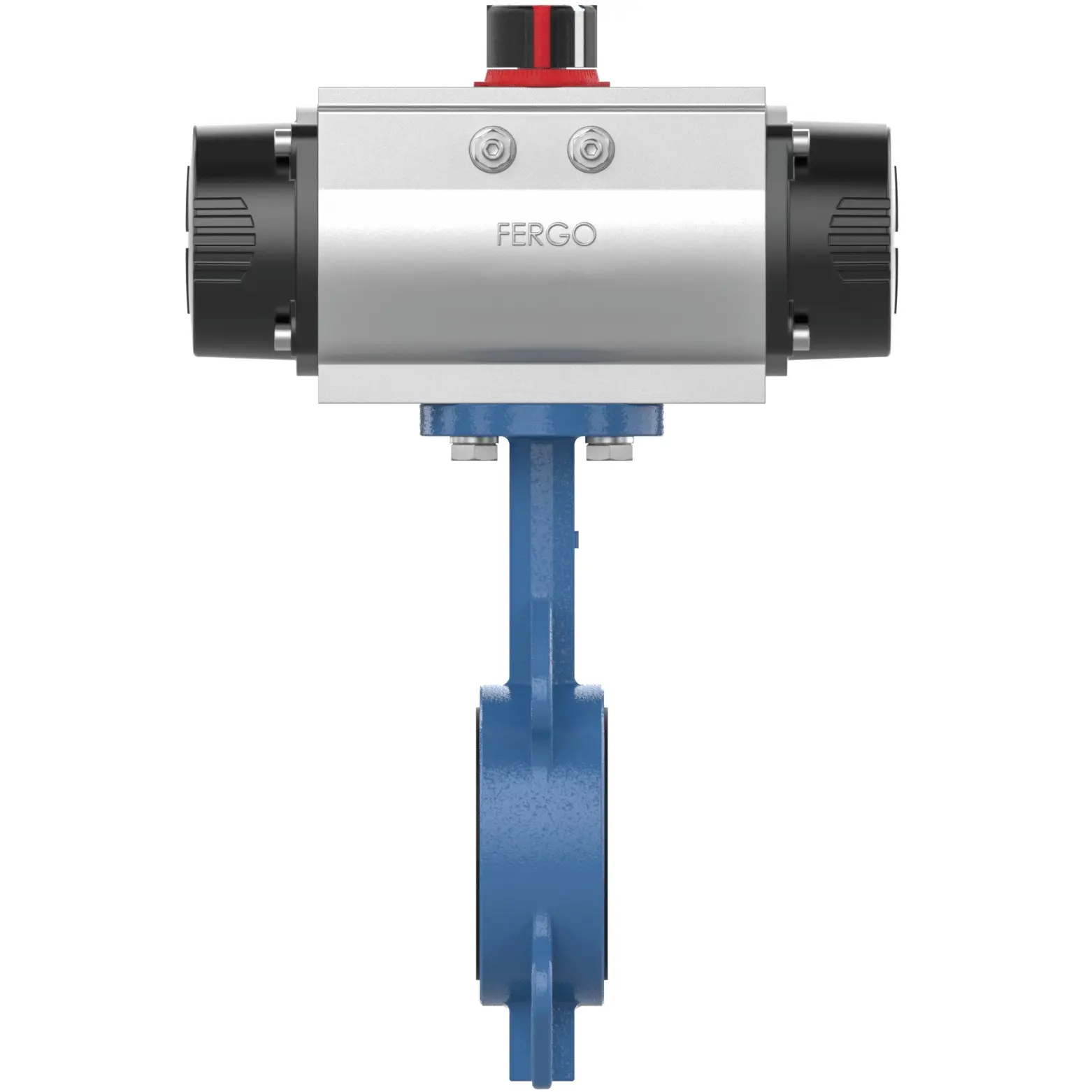 Produktfoto 1 von Fergo AK200 Absperrklappe DN 80 PN10/16 EPDM einfachwirkend pneumatisch