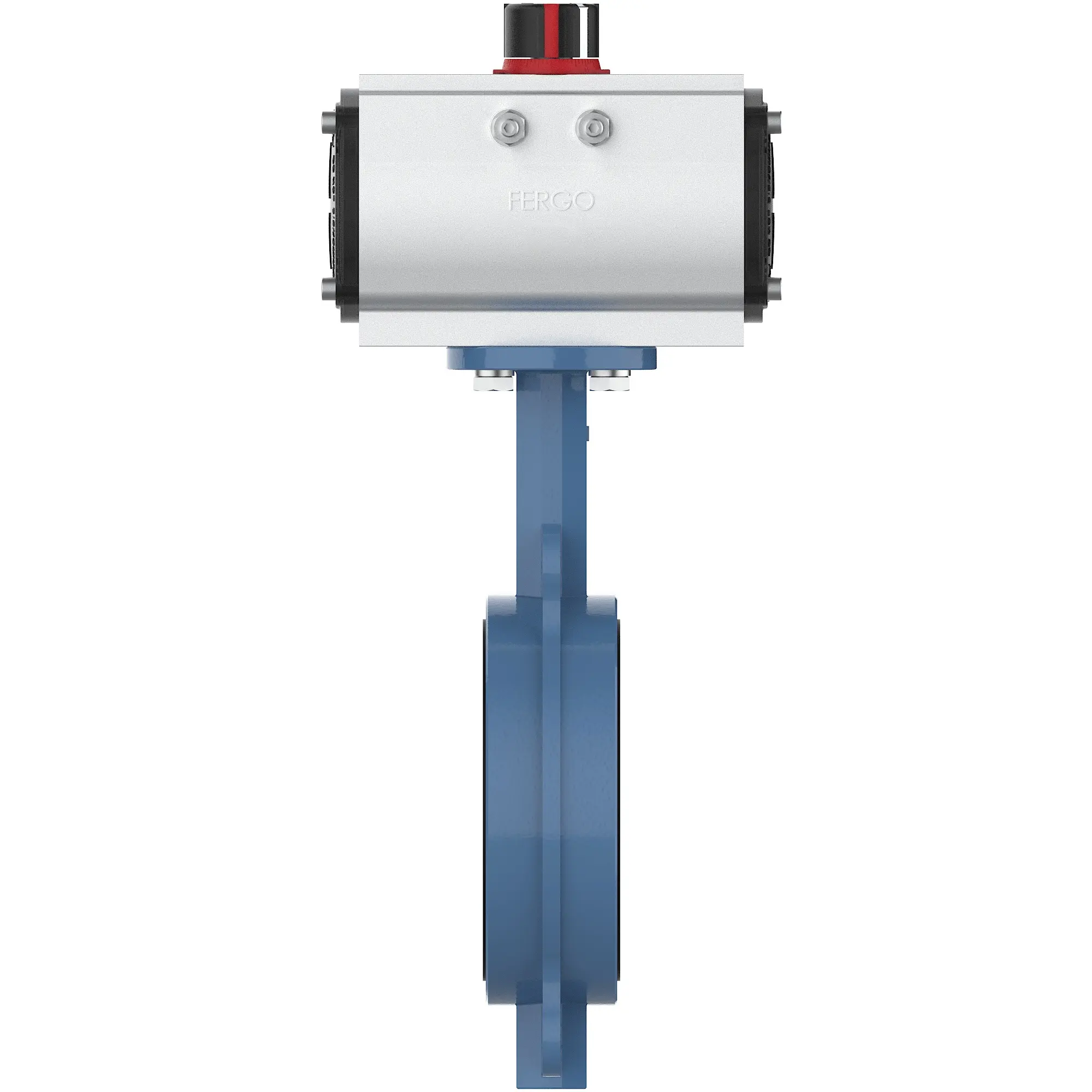 Produktfoto 1 von Fergo AK200 Absperrklappe DN 125 PN10/16 NBR doppeltwirkend Antrieb
