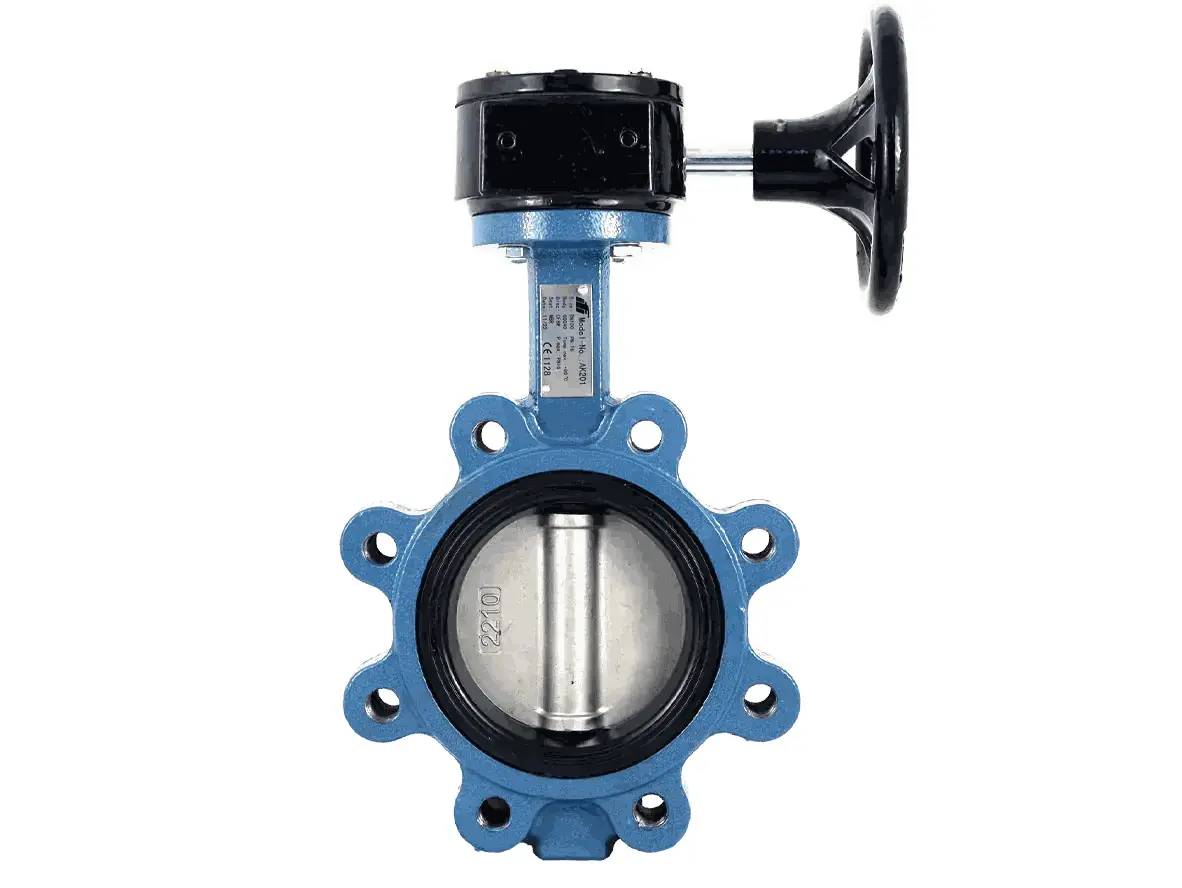 Produktfoto 1 von Fergo AK201 Anflansch Absperrklappe DN 200 PN16 EPDM Getriebe