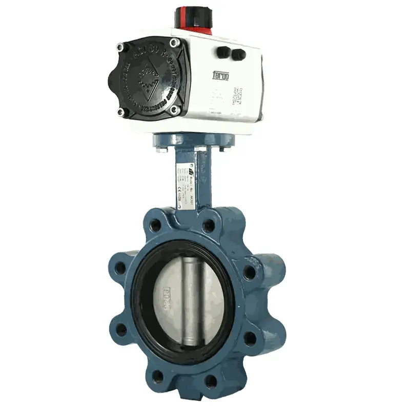 Produktfoto 1 von Fergo AK201 Absperrklappe DN 200 PN16 EPDM doppeltwirkend pneumatischer Antrieb