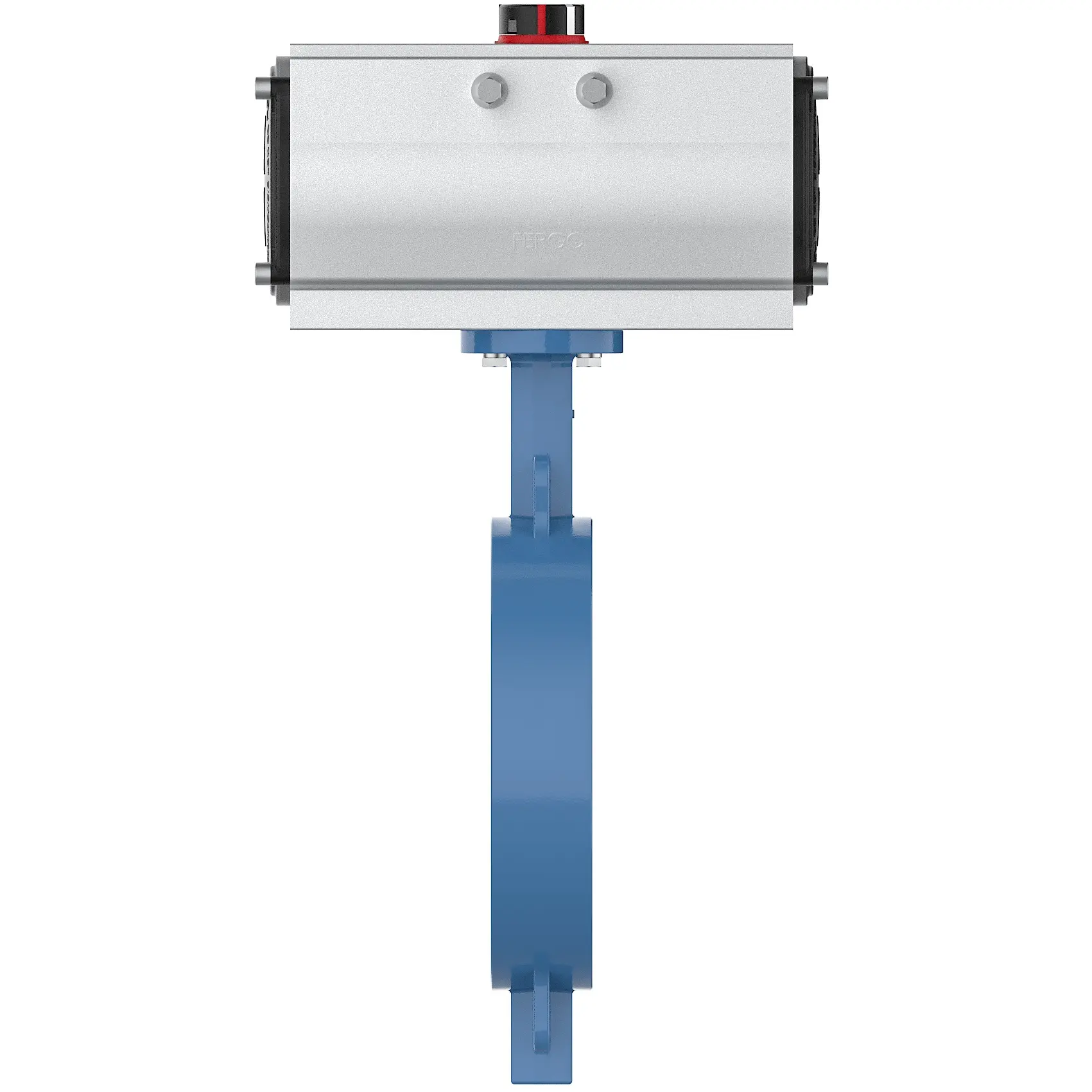 Produktfoto 1 von Fergo AK200 Pneumatische Absperrklappe DN 300 PN10/16 NBR doppeltwirkend