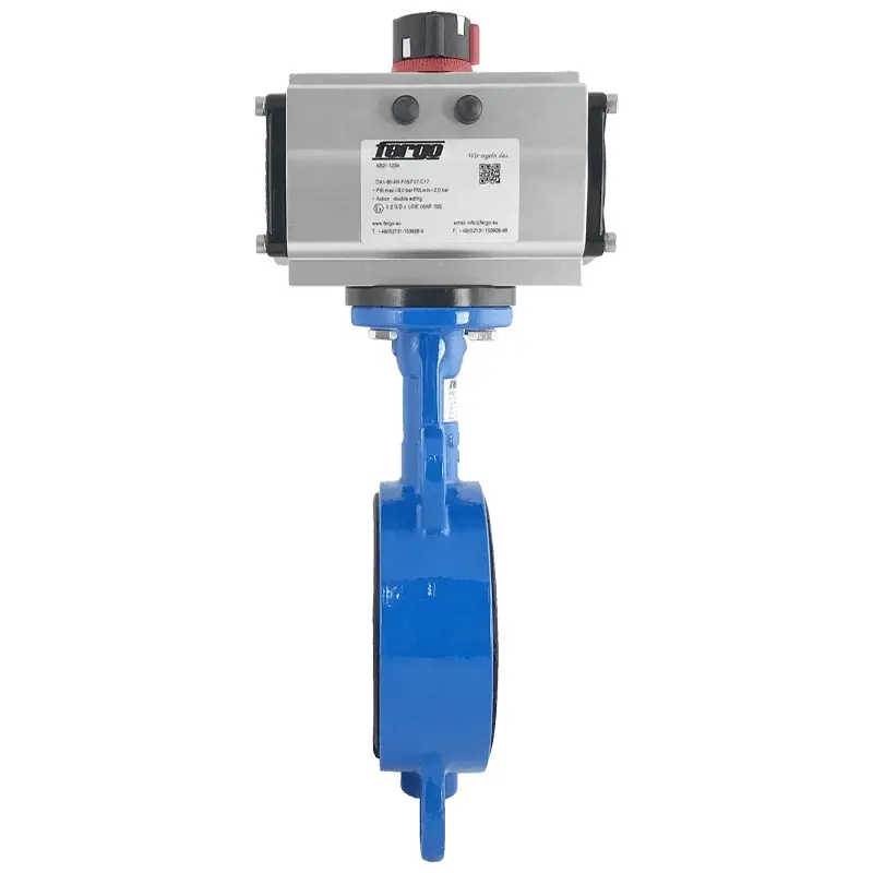 Produktfoto 1 von Fergo AK210 Absperrklappe DN 65 PN10/16 EPDM doppeltwirkend Antrieb
