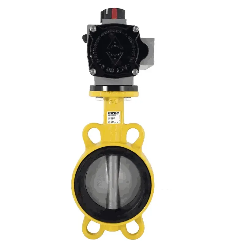 Produktfoto 1 von Fergo AK210G Gas Absperrklappe DN 80 PN16 DVGW-Gas NBR doppeltwirkend Antrieb