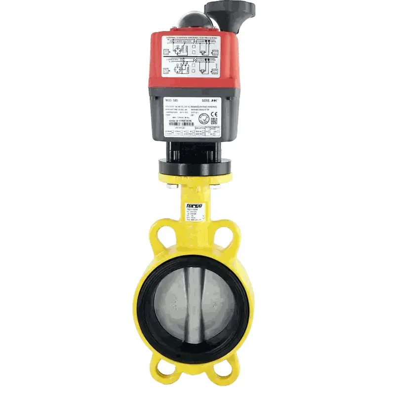 Produktfoto 1 von Fergo AK210G Gas Absperrklappe DN 40 PN16 DVGW-Gas NBR Antrieb 24V - 230V