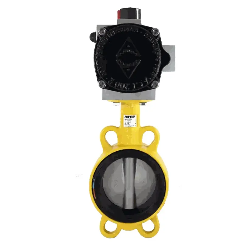 Produktfoto 1 von Fergo AK210G Gas Absperrklappe DN 100 PN10/16 DVGW NBR einfachwirkend