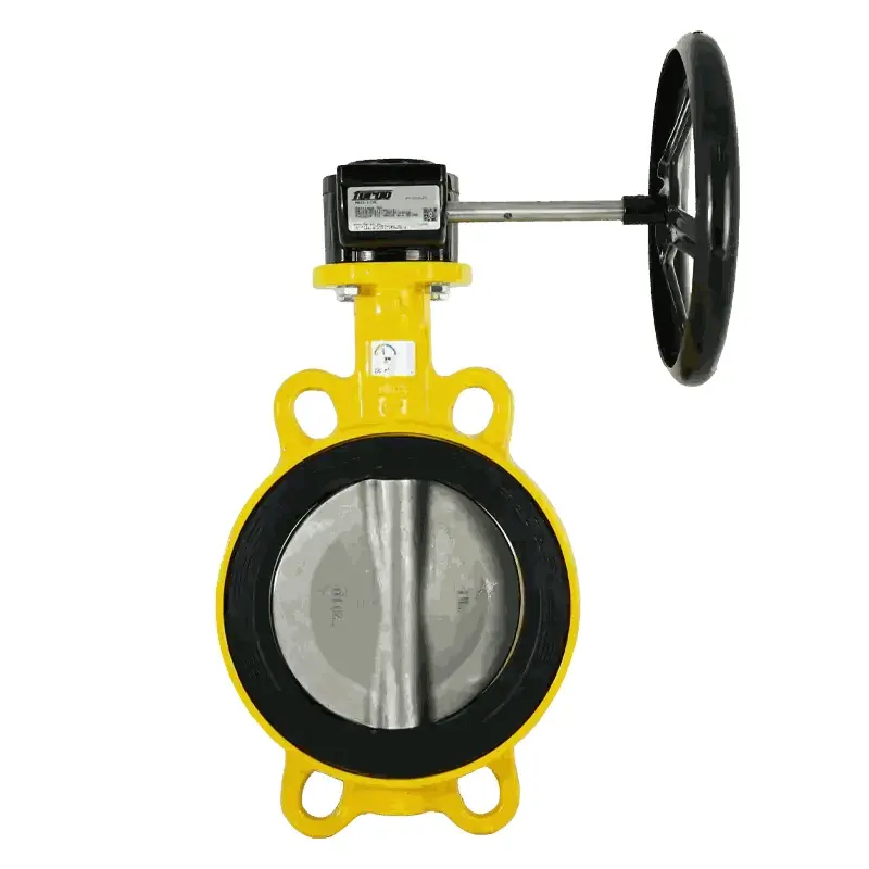 Fergo AK210G Gas Absperrklappe DN 300 PN16 DVGW-Gas NBR Getriebe