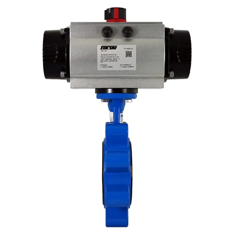 Fergo AK211W Absperrklappe DN65 PN16 DVGW EPDM einfachwirkend Antrieb