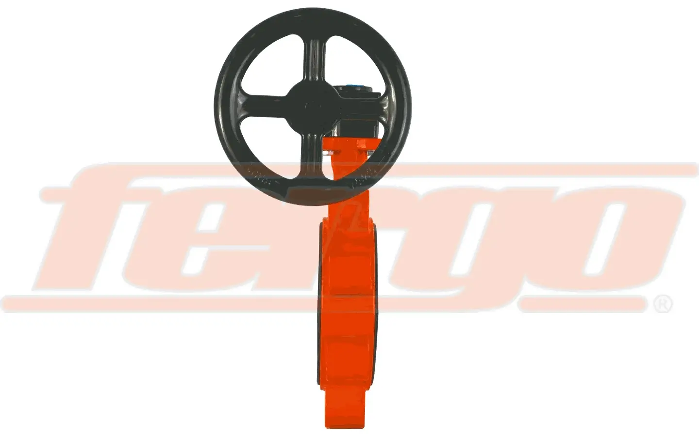 Fergo AK211 Absperrklappe DN 65 PN16 FPM/FKM (Viton) Getriebe