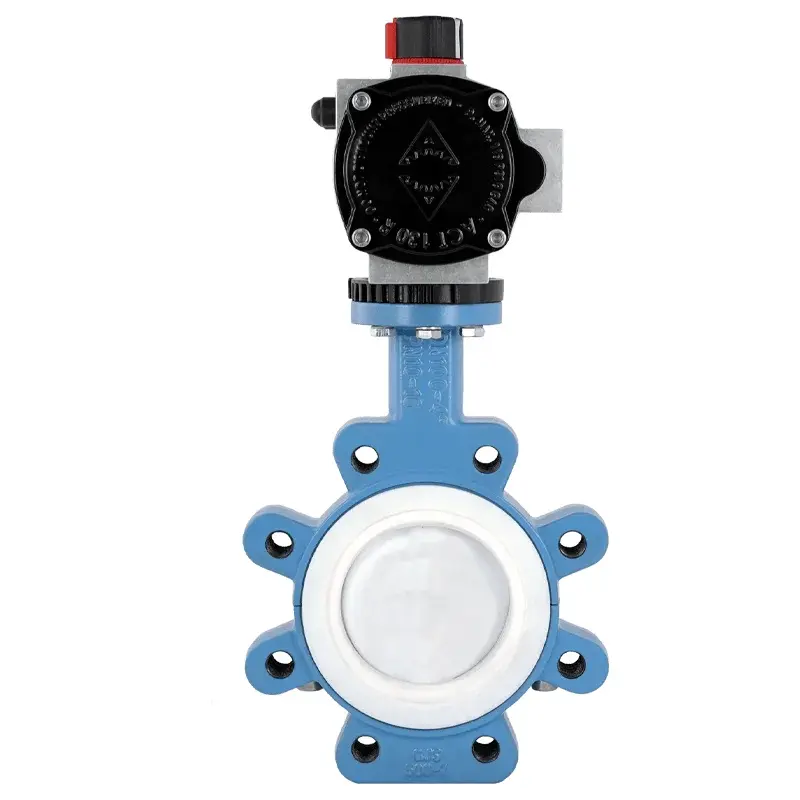 Produktfoto 1 von Fergo AK131 Absperrklappe DN50 PN10/16 PTFEe doppeltwirkend Antrieb