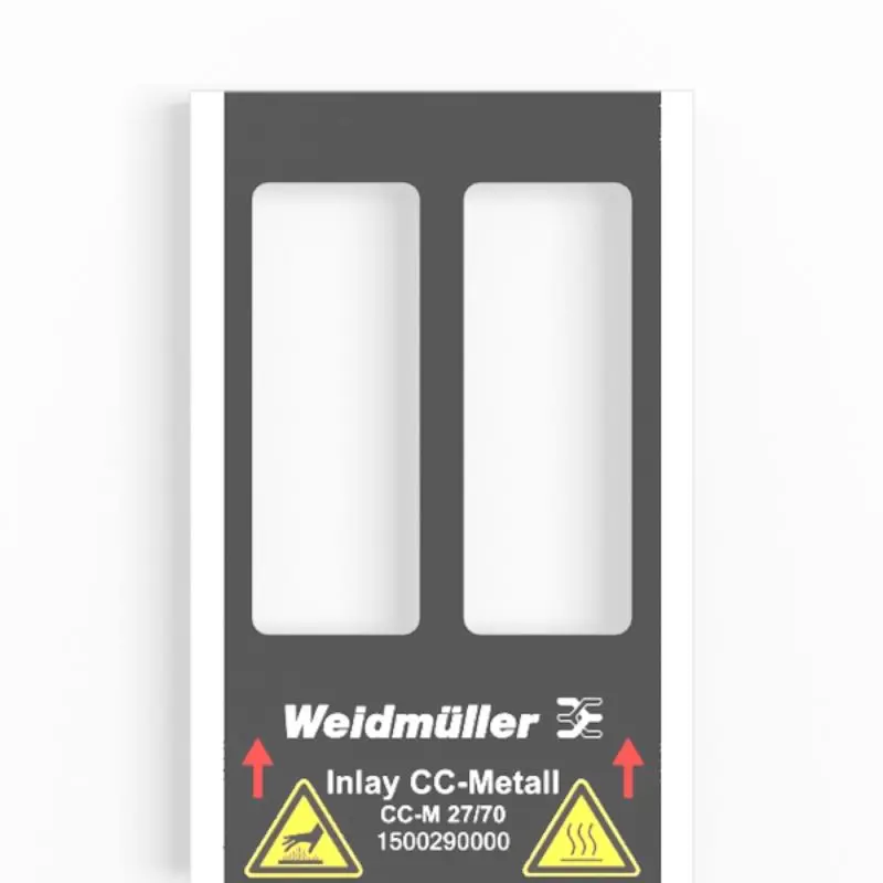 Produktfoto 1 von Weidmüller INLAY CC-M 27/70, MetalliCard für PrintJet, P/n: 1500290000