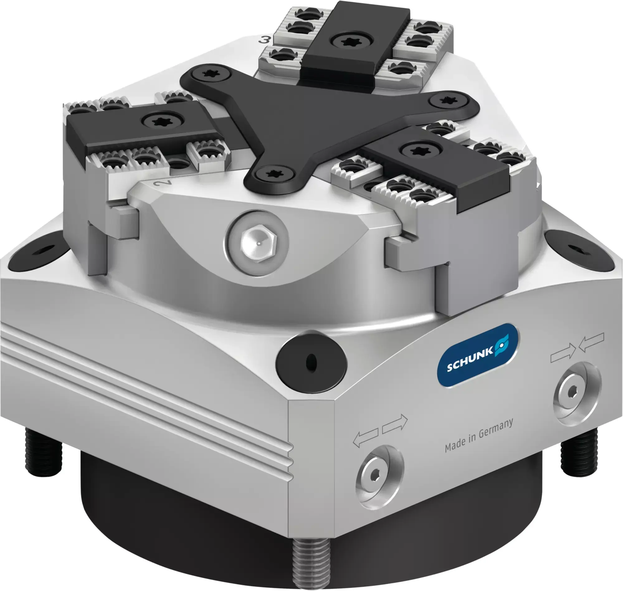 Produktfoto 1 von SCHUNK KRF3-LH 100, Federgespannte 3-Backen-Kraftspannblöcke