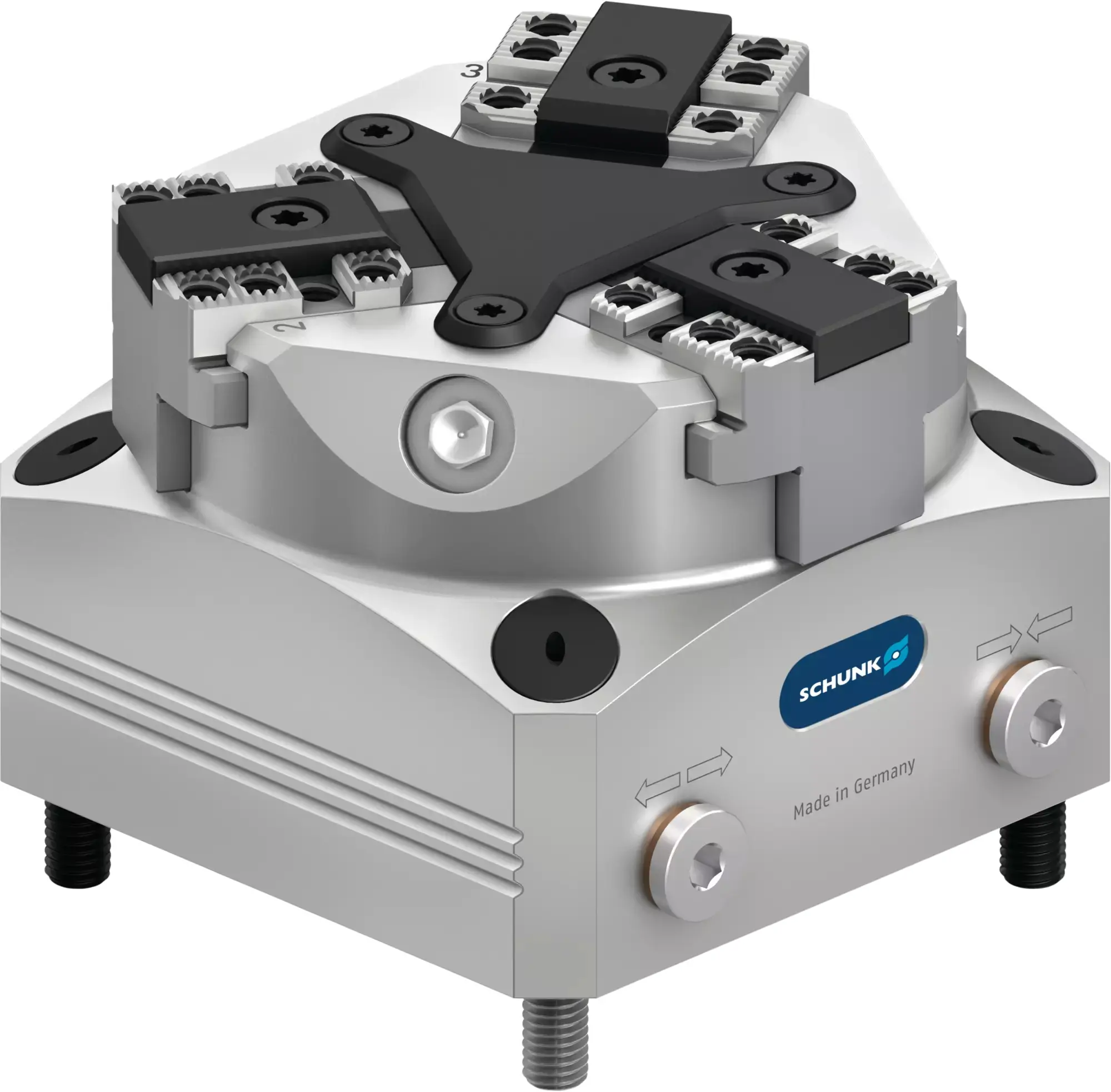 Produktfoto 1 von SCHUNK KRH3-LH 100, Hydraulische 3-Backen-Kraftspannblöcke