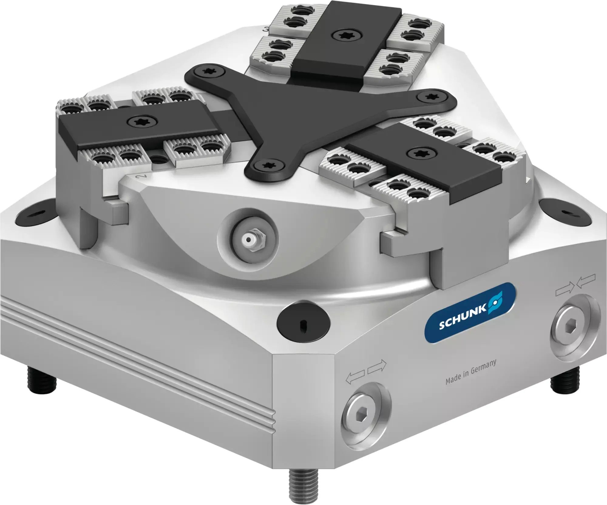 Produktfoto 1 von SCHUNK KRH3-LH 160, Hydraulische 3-Backen-Kraftspannblöcke