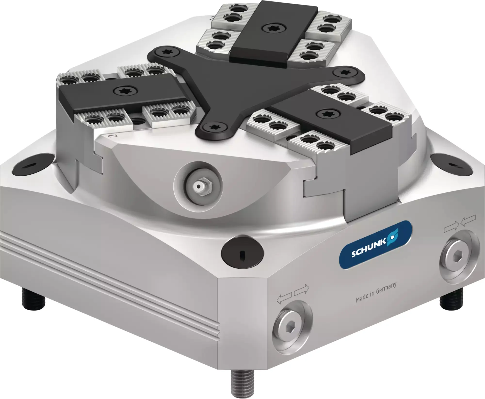 Produktfoto 1 von SCHUNK KRH3 200, Hydraulische 3-Backen-Kraftspannblöcke