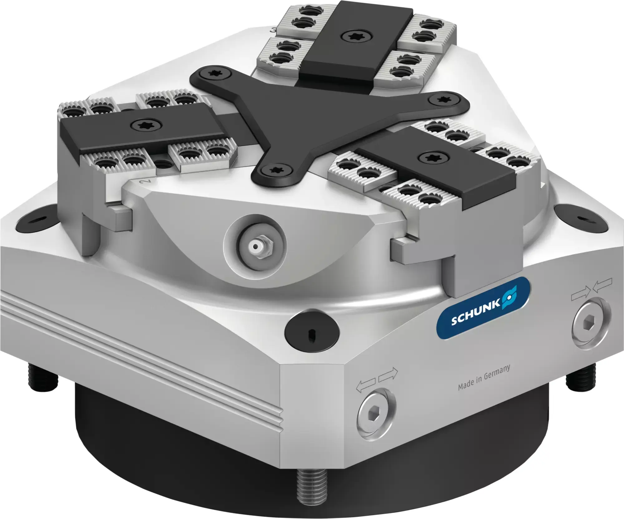 Produktfoto 1 von SCHUNK KRF3-LH 160, Federgespannte 3-Backen-Kraftspannblöcke
