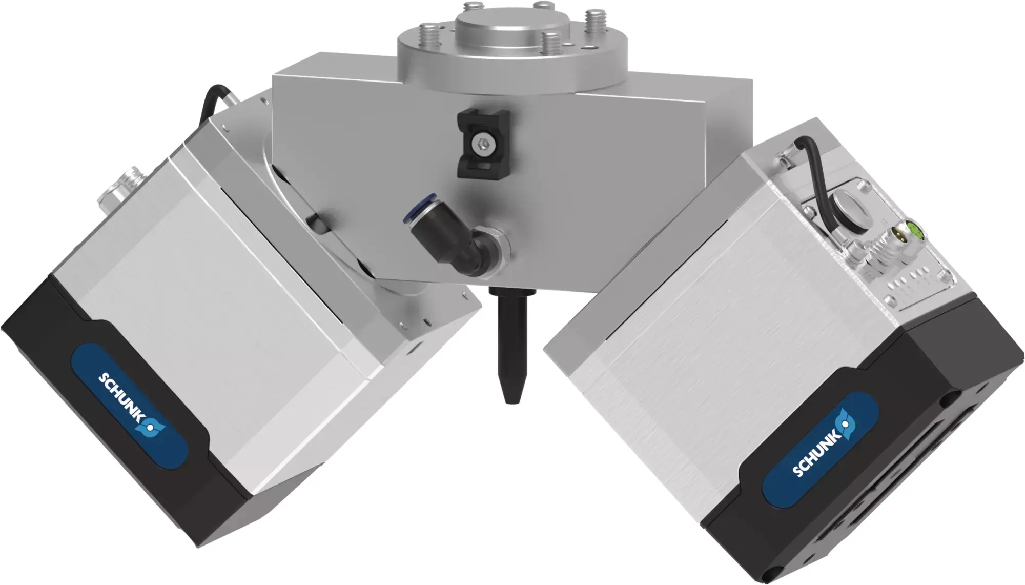 Produktfoto 1 von SCHUNK AKO 2xEGK25/ISO31.5, Roboter Verbindungspaket