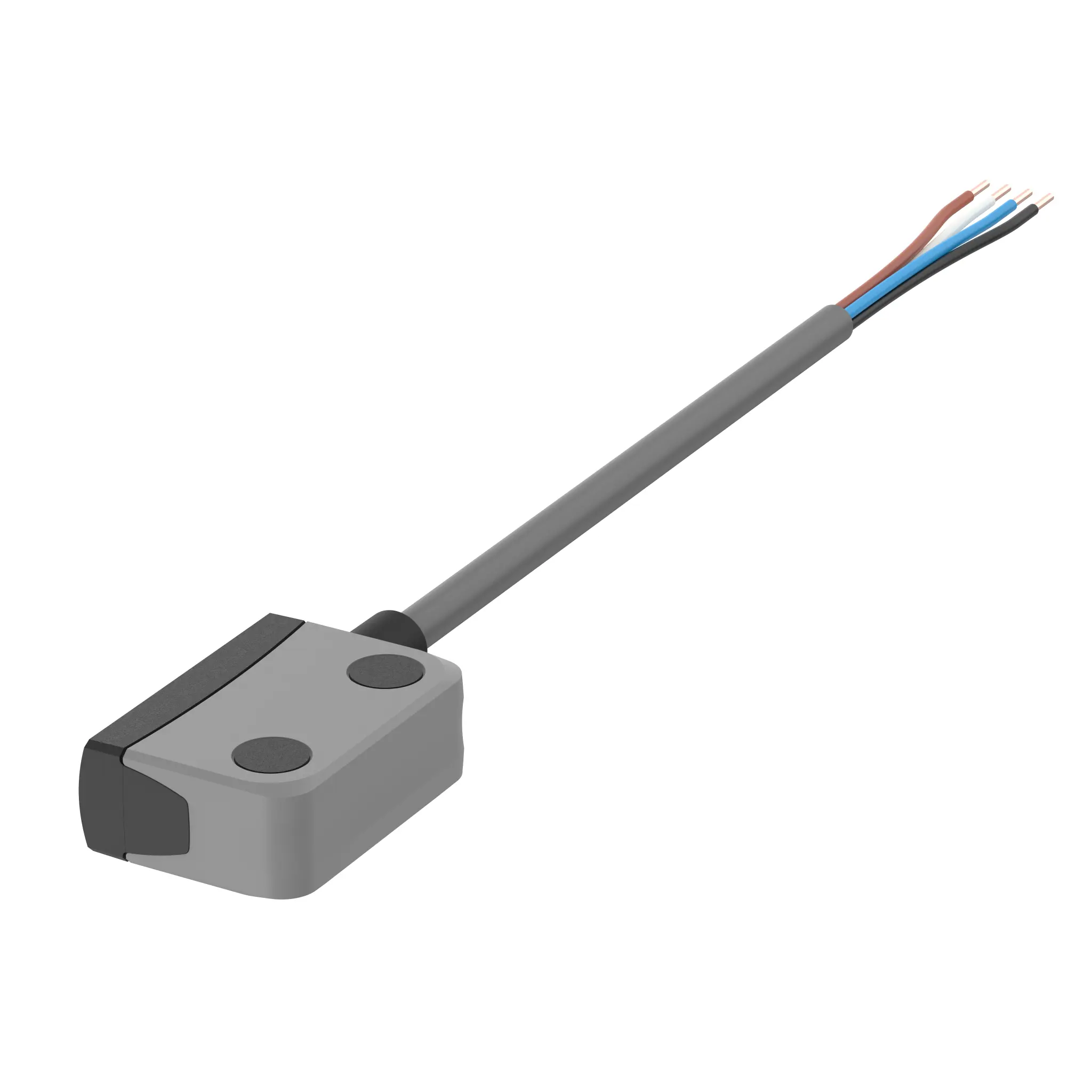 Produktfoto 1 von Elobau 153MSK10K1K, Sicherheitssensor S-Ö-seitl.Verst.1mKab.4-adr.