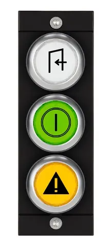 Produktfoto 1 von Euchner MSM-1-P-CA-PPP-F9-164660, Submodul (3 Drucktaster beleuchtet mit Symbol)