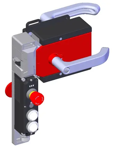 Produktfoto 1 von Euchner MGBS-P-L2HE-AR-U-R-SH-164688, Komplettsets MGBS-Set AR, M23, Not-Halt