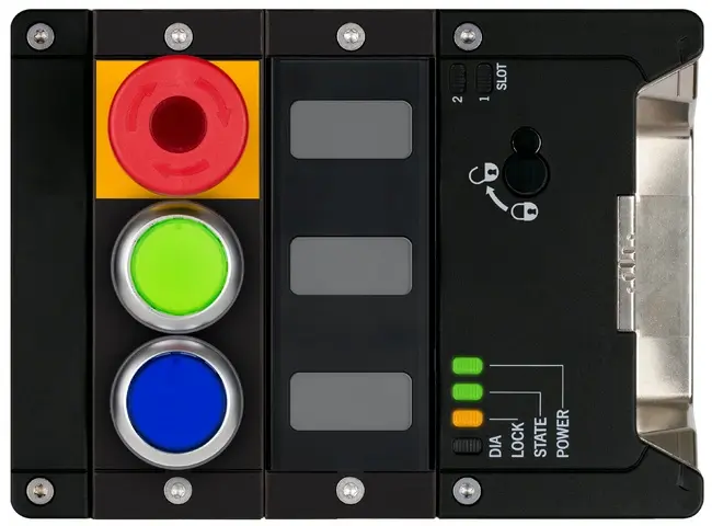 Produktfoto 1 von Euchner MGB2-L1-MLI-U-YB1G8-MA-R-165209, Zuhaltemodul