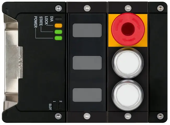 Produktfoto 1 von Euchner MGB2-I-MLI-U-YB1A1-LA-L-165564, Verriegelungsmodul