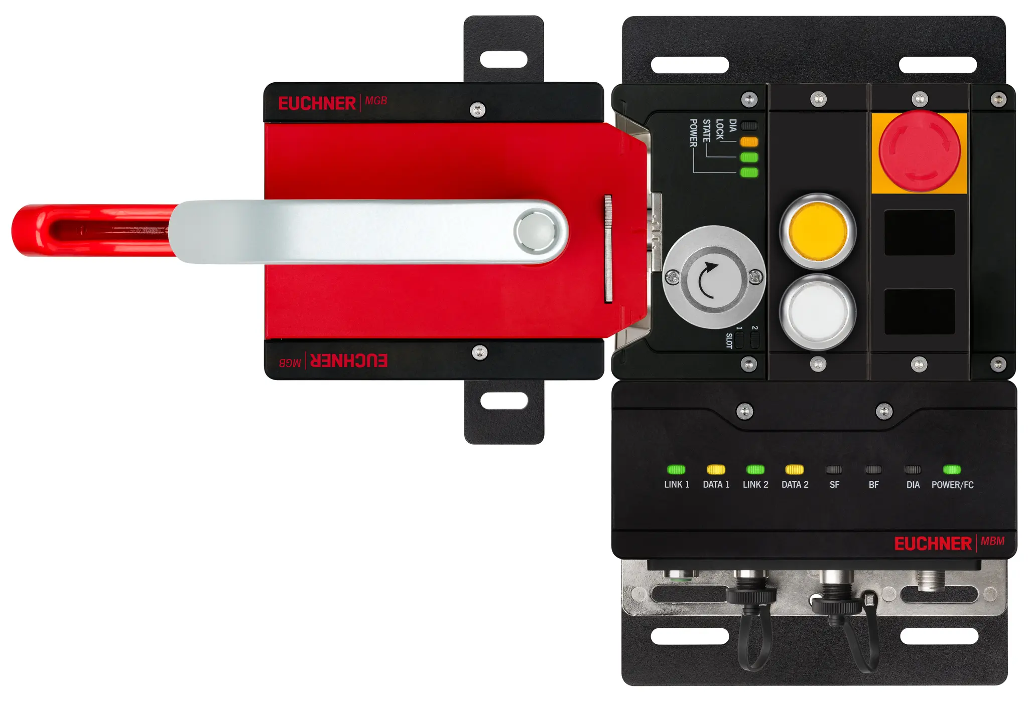 Produktfoto 1 von Euchner MGB2-L1HEB-PN-U-S2-TA-L-165728, Komplettset