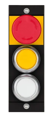 Produktfoto 1 von Euchner MSM-1-P-CA-APP-H7-166725, Submodul (Not-Halt, 2 Drucktaster beleuchtet)