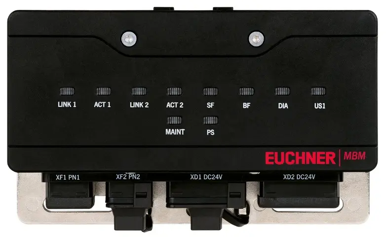 Produktfoto 1 von Euchner MBM-PN-S3-MLI-3B-169764, Busmodul (RJ45, Push-Pull Stecker)