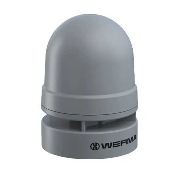 Produktfoto 1 von Werma 160.700.75, Mini Sounder Dauer/Puls 24VAC/DC GY
