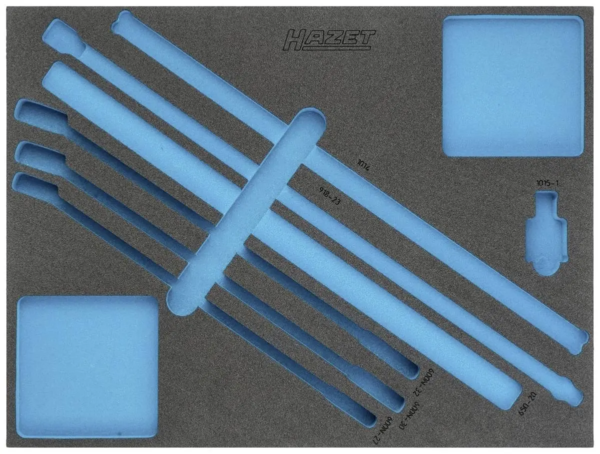 Produktfoto 1 von Hazet 163-371L, Schaumstoffeinlage (L x B) 519mm x 392mm