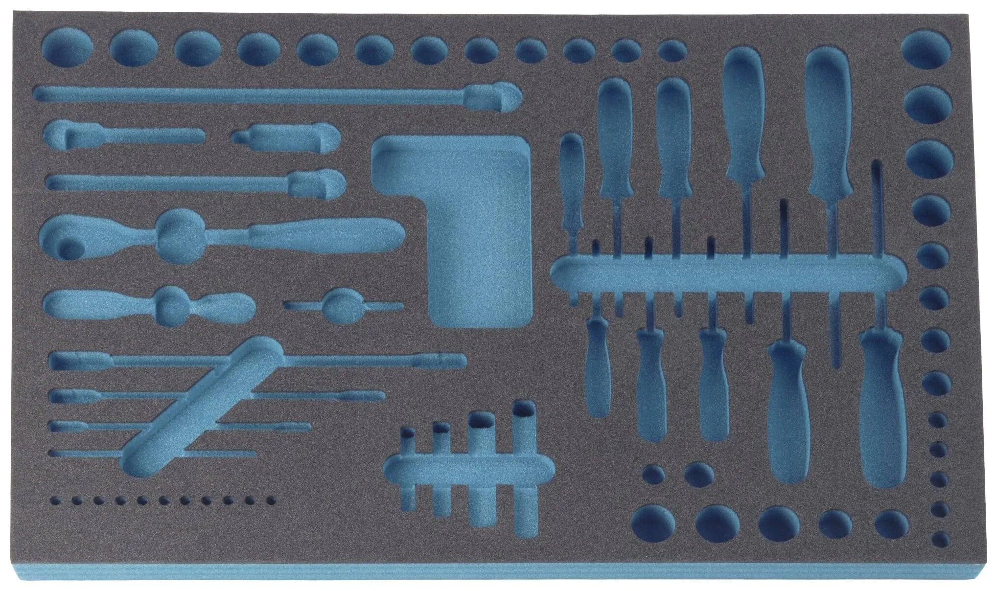 Produktfoto 1 von Hazet 163-53L, Schaumstoffeinlage (L x B) 519mm x 342mm