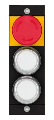 Produktfoto 1 von Euchner MSM-1-K-CA-CPP-B2-137732, Submodul (Not-Halt, 2 Drucktaster beleuchtet)