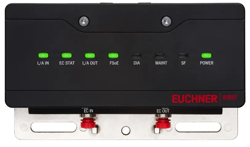 Produktfoto 1 von Euchner MBM-EC-S7-MLI-3B-163293, Busmodul (M8 Anschluss P-codiert)