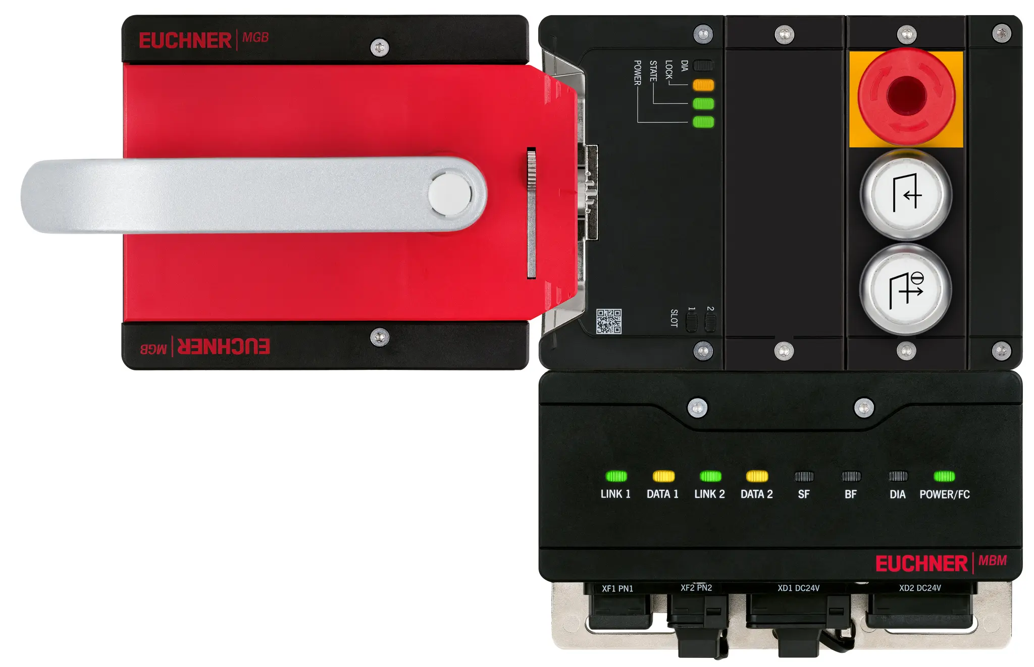 Produktfoto 1 von Euchner MGB2-IHB-PN-U-S3-KA-L-163582, Komplettset