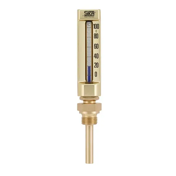Produktfoto 1 von SIKA 1742061103021, Maschinenthermometer 0 bis 60°C Anschluss G1/2 Messing