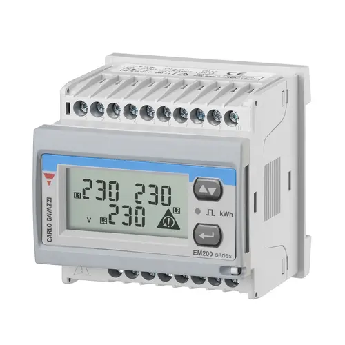 Produktfoto 1 von Carlo Gavazzi EM21072DMV53XOSX, KOMPAKTER 3-PHASIGER ENERGIEZÄHLER