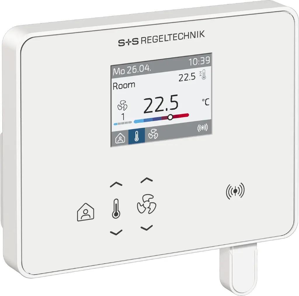 Produktfoto 1 von S+S REGELTECHNIK RYM1-4011-M611-000 1401-RH-CO2-MOD-AP Raumbediengerät