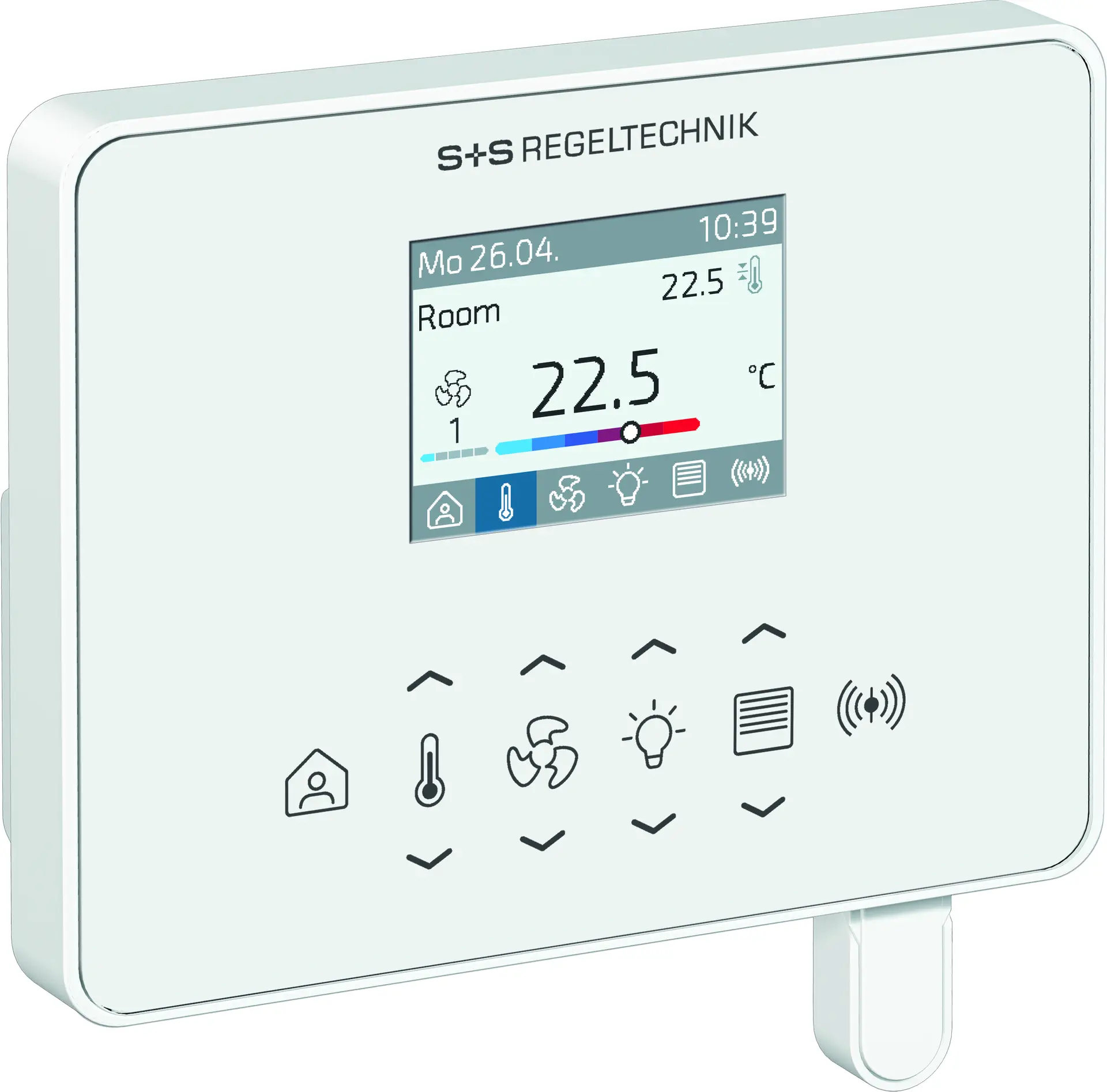 Produktfoto 1 von S+S REGELTECHNIK RYMASKON® RYM 1401-RH-MOD-AP-BL, Raumbediengerät (Interface)