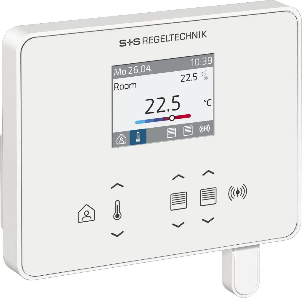 Produktfoto 1 von S+S REGELTECHNIK RYM1-3011-M610-002 1301-RH-CO2-MOD-BB Raumbediengerät
