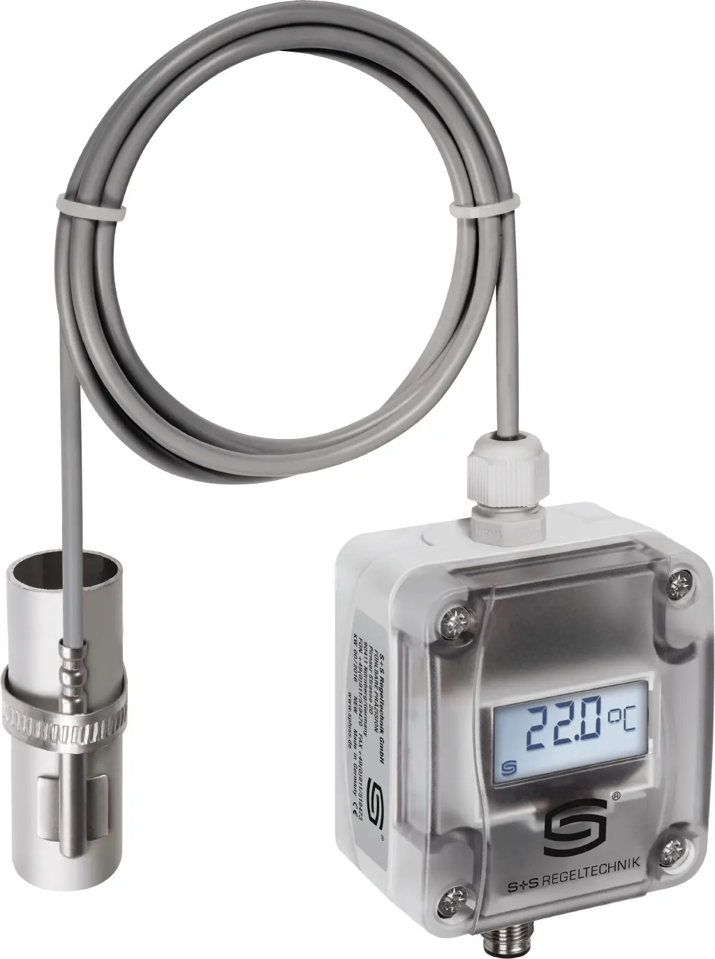 Produktfoto 1 von S+S REGELTECHNIK 2001-2122-1100-001 ALTM2-U Q LCD Flächenkontakt