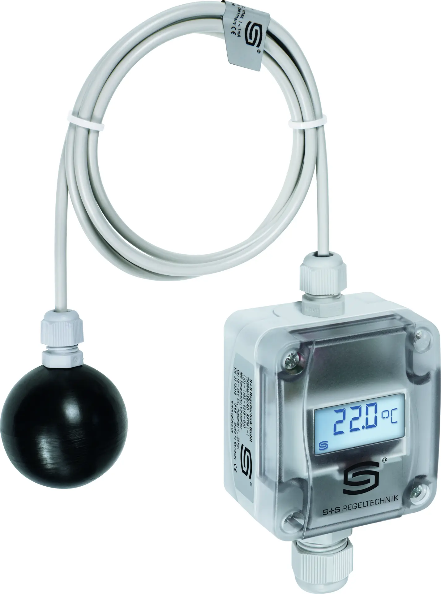 Produktfoto 1 von S+S REGELTECHNIK 1101-1171-2219-910 RPTM2-U LCD Pendel