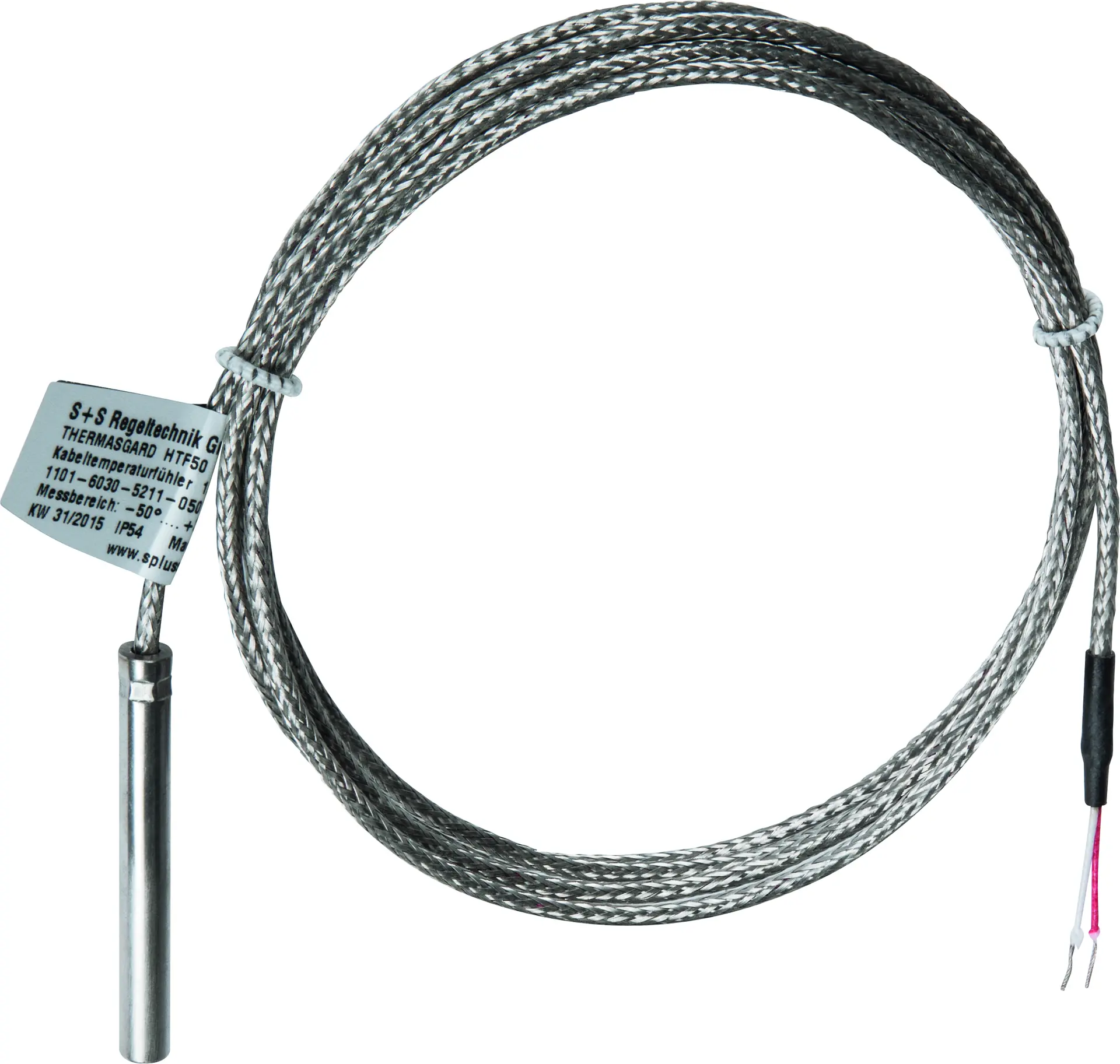 Produktfoto 1 von S+S REGELTECHNIK 1101-6030-1211-050 HTF50 Pt100 Hülsenfühler