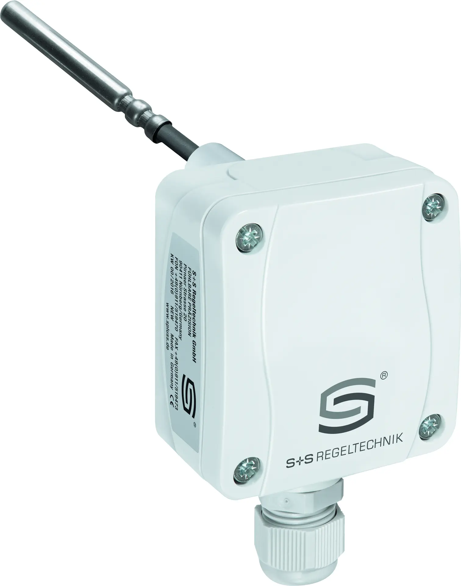 Produktfoto 1 von S+S REGELTECHNIK 1101-3060-9051-000 Tauch-/Einschraubtemperaturfühle