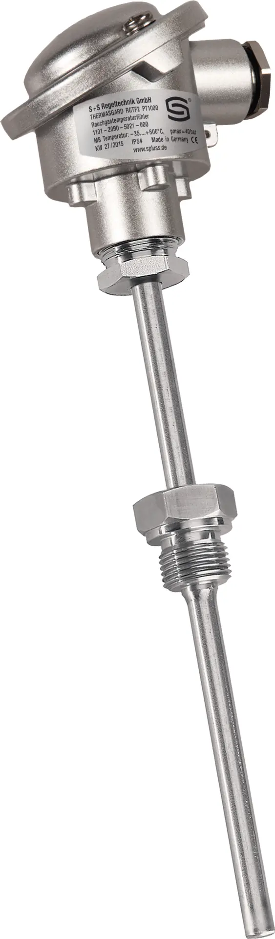 Produktfoto 1 von S+S REGELTECHNIK 1101-2070-1033-000 150/80 Einschraubtemperaturfühle
