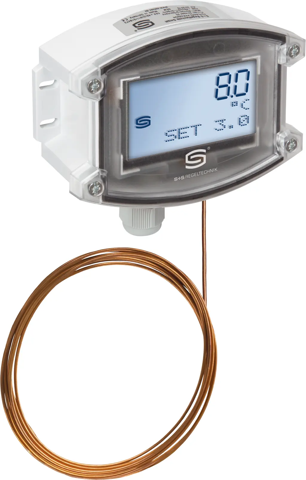 Produktfoto 1 von S+S REGELTECHNIK 1102-1012-2112-030 FS20-UW-HE 3m LCD Zweiphasige